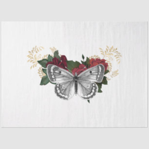 Papel De Seda Red Rose Steampunk Series Design 4