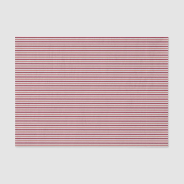 Papel De Seda Red Toile de Jouy Companion Stripes (Anverso)