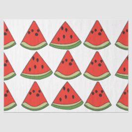 Papel De Seda Red Watermelon Slices 