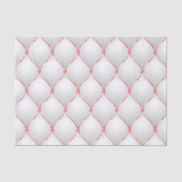 PAPEL DE SEDA RED & WHITE CHRISTMAS TUFTED PATTERN