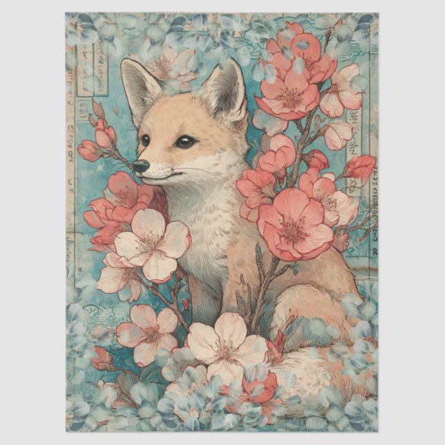 Papel De Seda Redacción de desnudos con temas japoneses (Anverso)