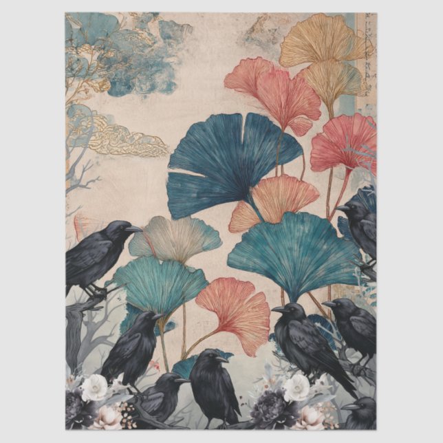 Papel De Seda Redacción de desnudos con temas japoneses (Anverso)