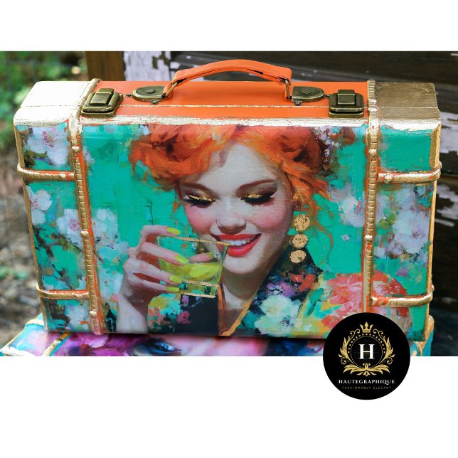 Papel De Seda Redhead sonriente con deluxación de cóctel limón (Subido por el creador)