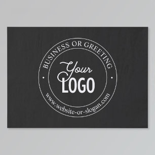 Papel De Seda Reemplazo de logotipo fácil y texto personalizable