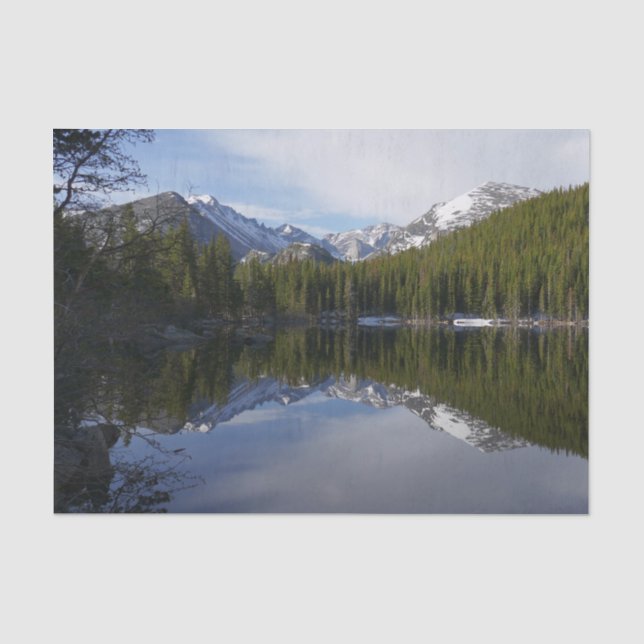 Papel De Seda Reflejo del lago Bear II (Anverso)