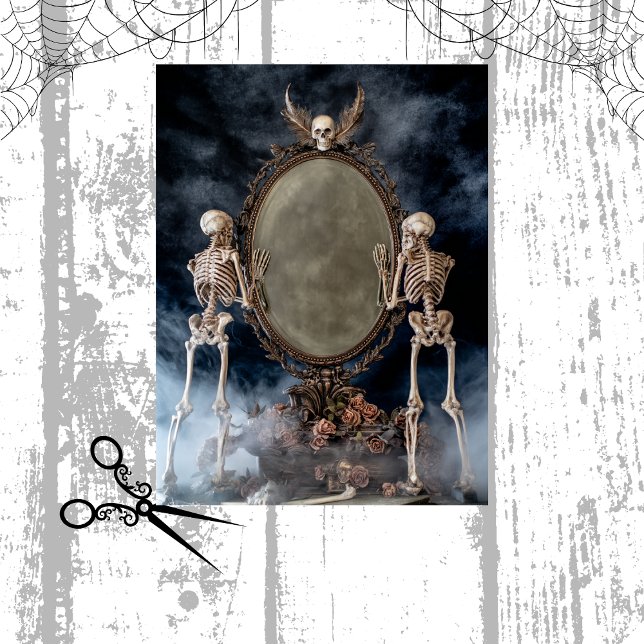 Papel De Seda Reflejos de Decoupage de los Esqueletos Olvidados (Subido por el creador)