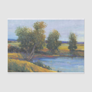 Papel De Seda Reflexión del árbol II