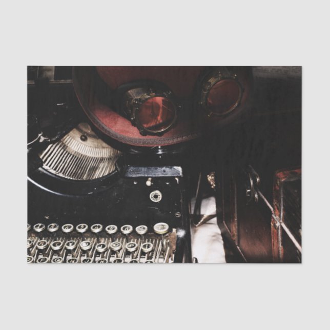 Papel De Seda Reflexiones de Steampunk (Anverso)