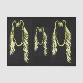 Papel De Seda Reflexiones soleadas de un caballo