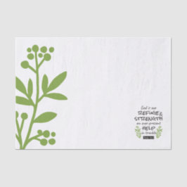 Papel De Seda Refugio divino - Salmo 46:1 por Confort Espiritual