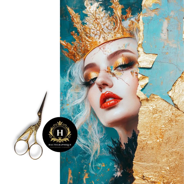 Papel De Seda Regal Gold Queen Decoupage Mujeres Mes de Historia (Subido por el creador)