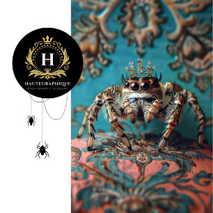 Papel De Seda Regal Turquoise Vintage Floral Crowne Spider Art