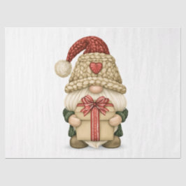 Papel De Seda Regalando Gnomo de Navidad