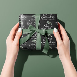 Papel De Seda Regalo botánico elegante moderno de regalo familia