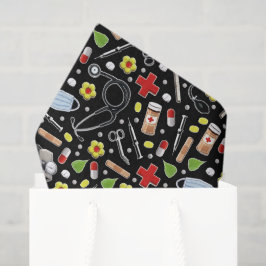 Papel De Seda Regalo con tema médico