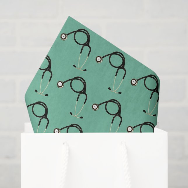 Papel De Seda Regalo con tema médico (Bolsa de regalo)
