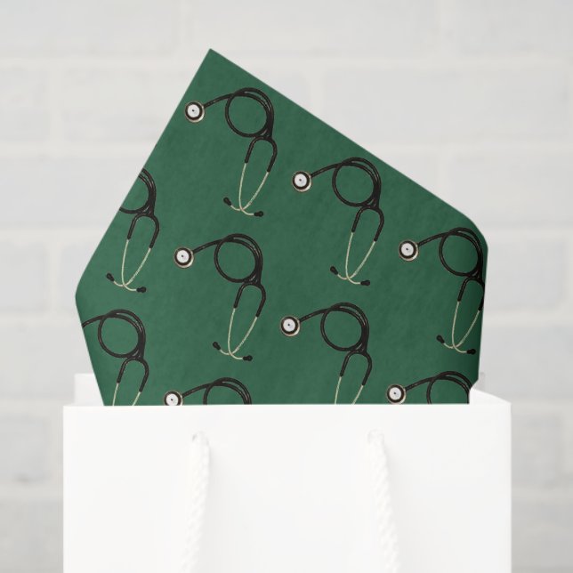 Papel De Seda Regalo con tema médico (Bolsa de regalo)