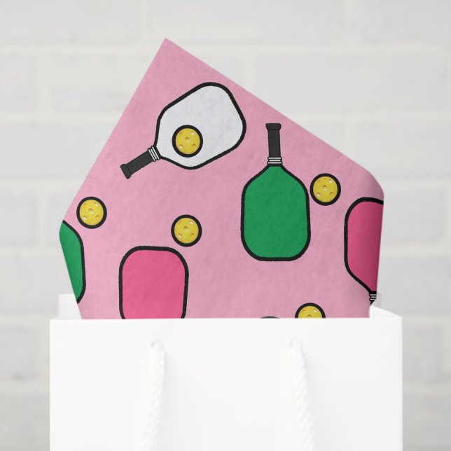 Papel De Seda Regalo Creativo de Pickleball (Bolsa de regalo)