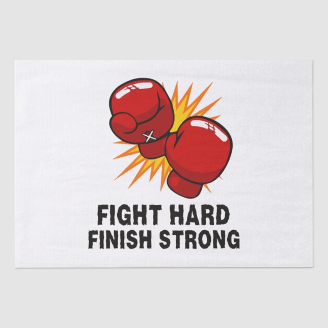 Papel De Seda regalo de boxeo (Anverso)