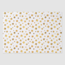 Regalo de Confeti Dorado Elegante Festivo
