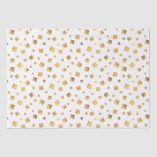 Papel De Seda Regalo de Confeti Dorado Elegante Festivo