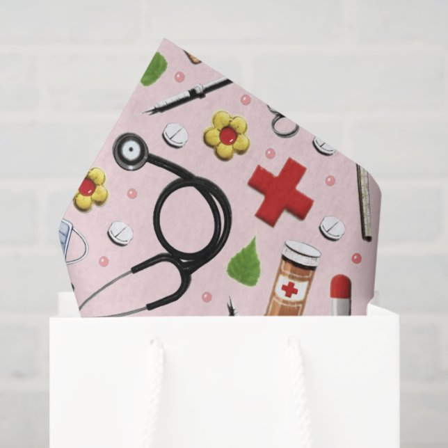 Papel De Seda Regalo de enfermera (Bolsa de regalo)
