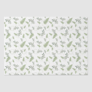 Papel De Seda Regalo de Eucalyptus y Fern Rings