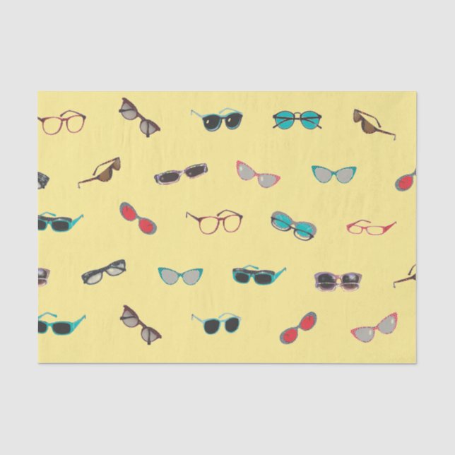 Papel De Seda Regalo de Gafas y Gafas de Sol (Anverso)