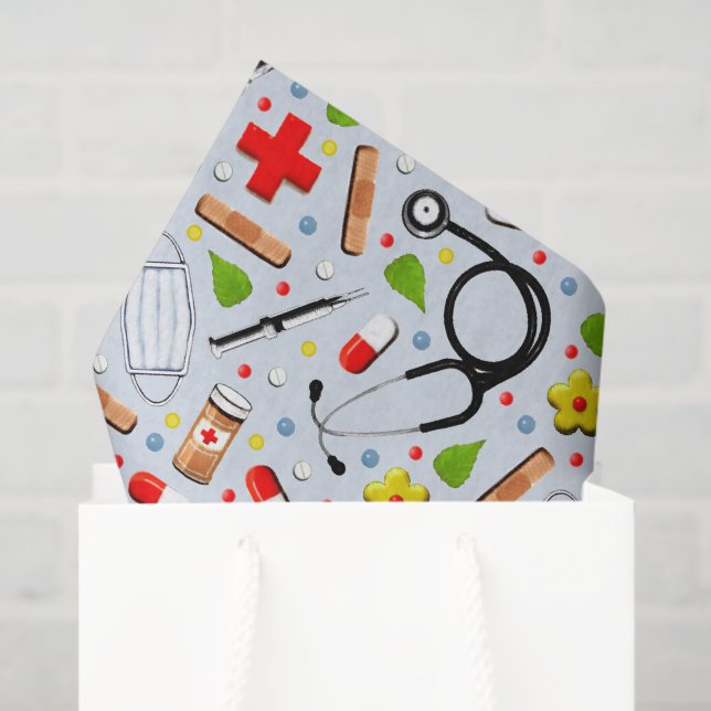 Papel De Seda Regalo de médico (Bolsa de regalo)