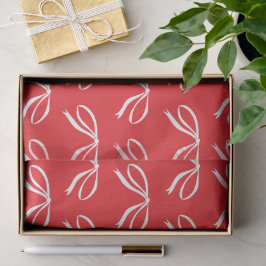 Papel De Seda Regalo de Navidad de Arco Simple