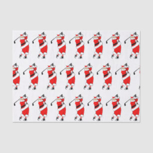 Papel De Seda Regalo de Navidad de Golf