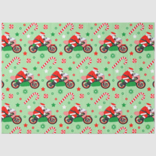 Papel De Seda Regalo de Navidad de motocicleta