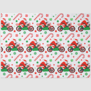 Papel De Seda Regalo de Navidad de motocicleta