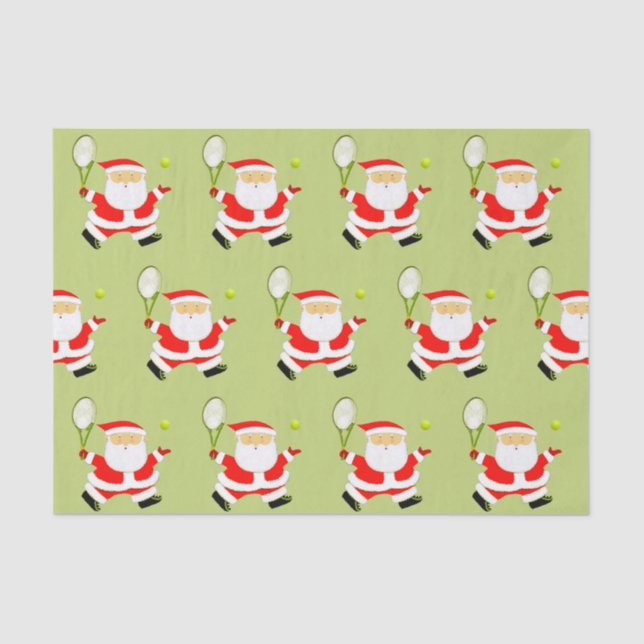 Papel De Seda Regalo de Navidad de tenis (Anverso)
