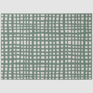 Papel De Seda Regalo de Navidad Poinsettia Sage Verde Marfil