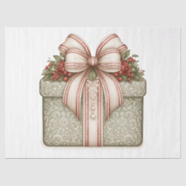 Papel De Seda Regalo de Navidad Verde