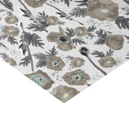 Papel De Seda Regalo de patrón floral acuarela de Poppies