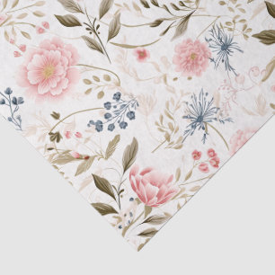 Papel De Seda Regalo de pradera silvestre Cottagecore