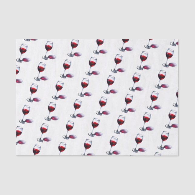 Papel De Seda Regalo de Red Wine Lover (Anverso)