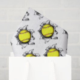 Papel De Seda Regalo de sóftbol