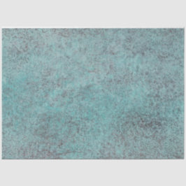 Papel De Seda Regalo de textura turquesa de cobre patina