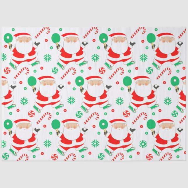 Papel De Seda Regalo de vacaciones creativo de Ping-Pong (Anverso)