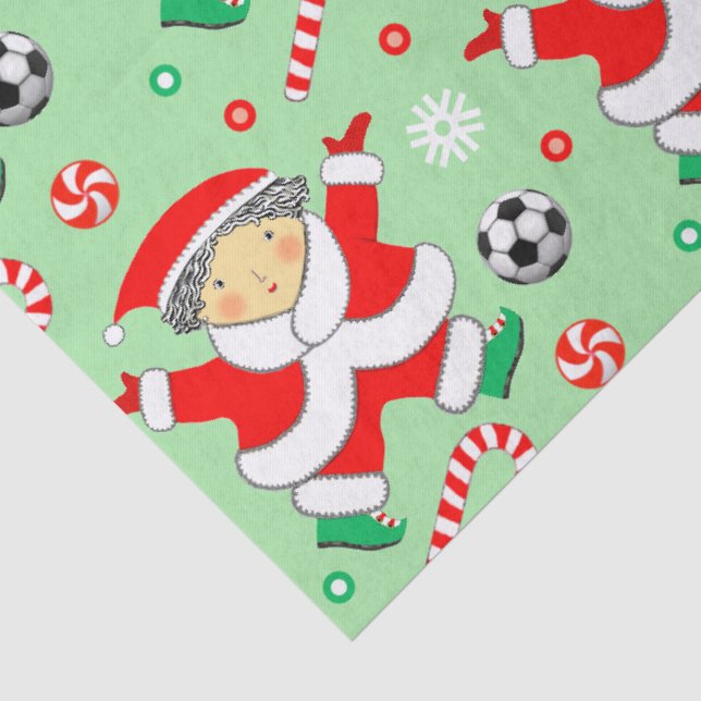 Papel De Seda Regalo de vacaciones de fútbol (Detalle)