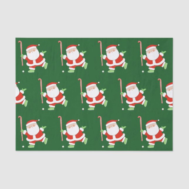 Papel De Seda Regalo de vacaciones de hockey sobre hierba (Anverso)