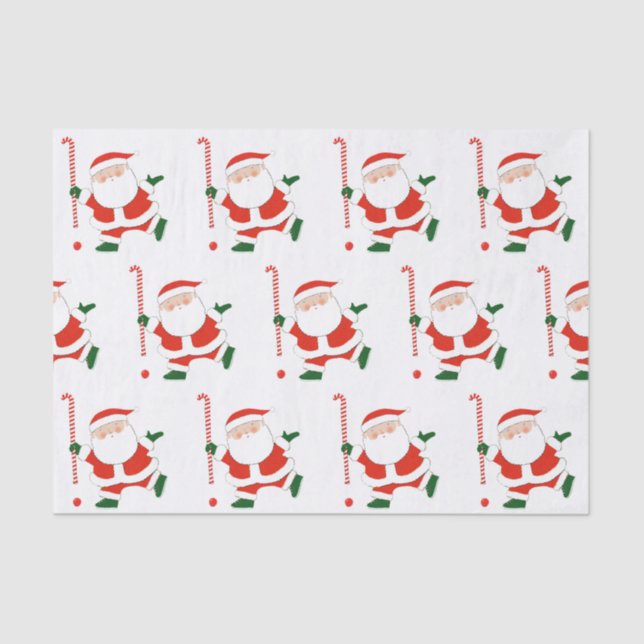 Papel De Seda Regalo de vacaciones de hockey sobre hierba (Anverso)