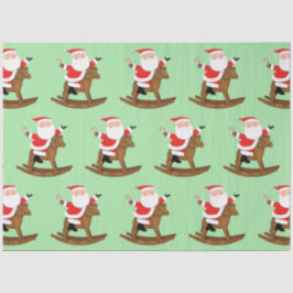 Papel De Seda Regalo de vacaciones de Navidades ecuestres