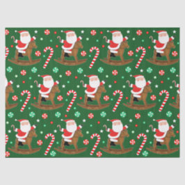 Papel De Seda Regalo de vacaciones de Navidades ecuestres