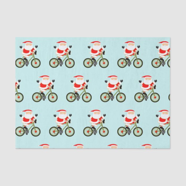 Papel De Seda Regalo de vacaciones para ciclismo (Anverso)