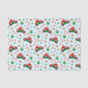 Papel De Seda Regalo de vacaciones para Navidades de motocicleta