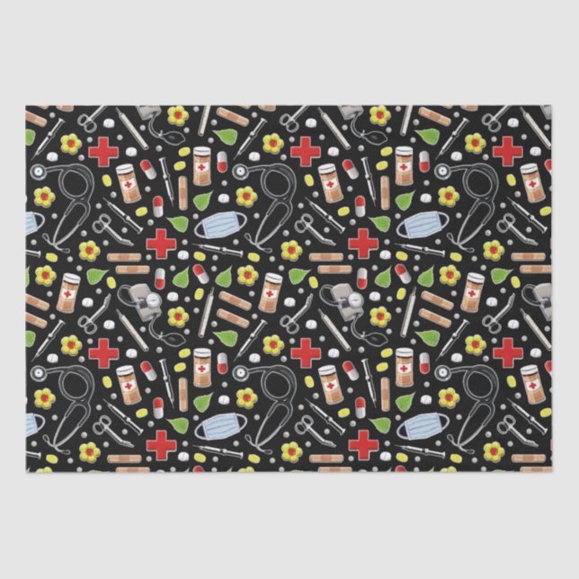 Papel De Seda Regalo del Médica médico (Anverso)